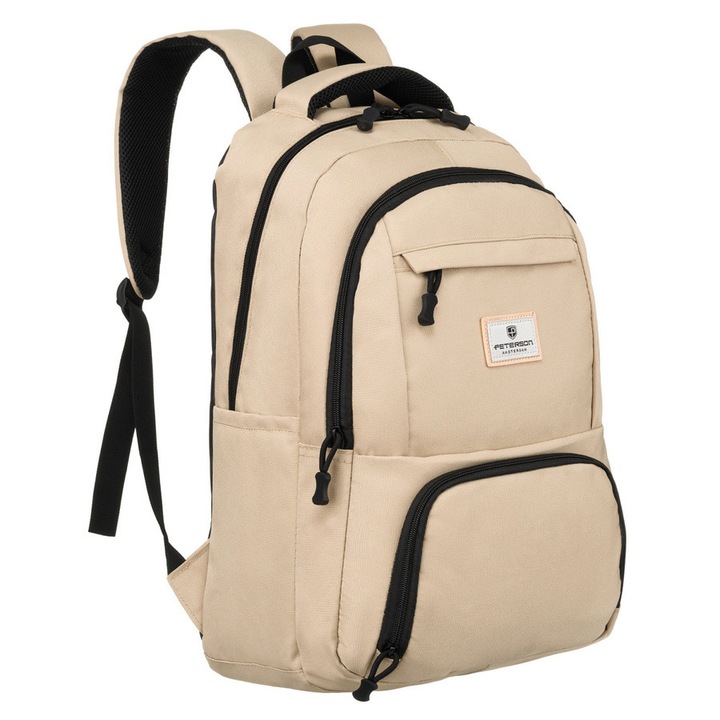 Rucsac urban Peterson, poliester, compartiment laptop, 24x28cm