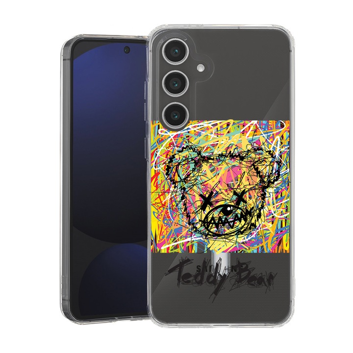 BestCase® Husa pentru Samsung Galaxy A55 cu Design Teddy Bear Abstract, Mag Anti Shock TPU, Tehnologie MagSafe, Reinforced 4 Corners, 2087010 MAS 1564