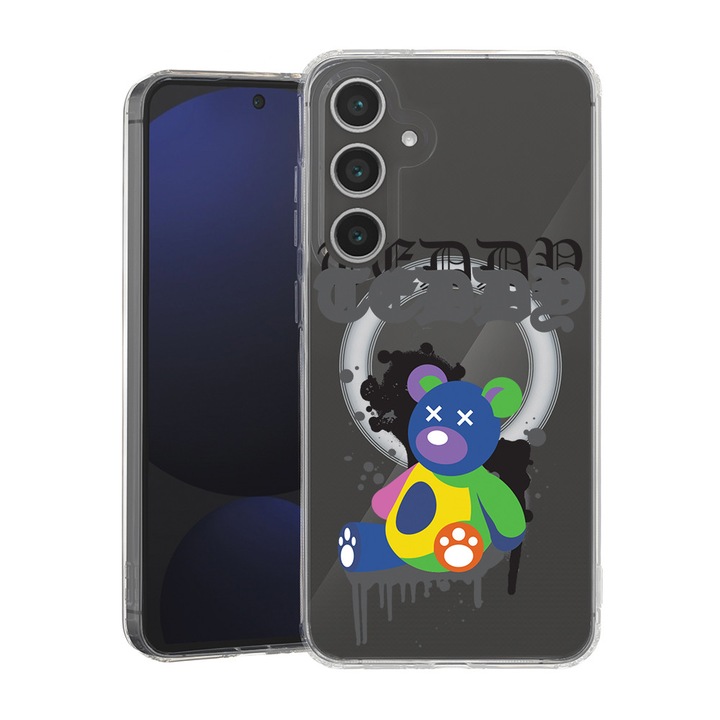 BestCase® Husa pentru Samsung Galaxy A36 cu Design Teddy Bear Pastel Colors, Mag Anti Shock TPU, Tehnologie MagSafe, Reinforced 4 Corners, 2087009 MAS 1567