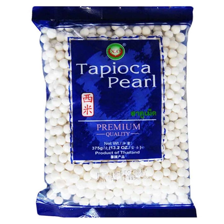 Tapioca, XO, perle mari albe, 375g, calitate premium
