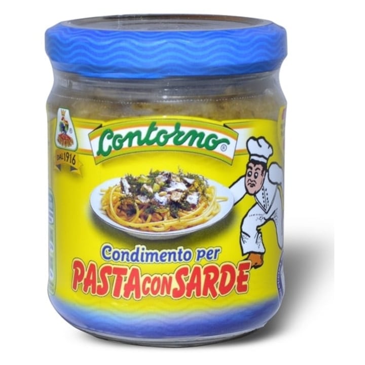 Sos de paste CONTORNO cu sardine, 195g