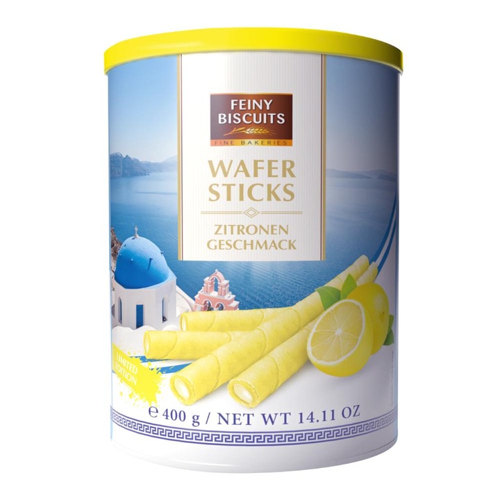 Napolitane Feiny, lămâie, 400g
