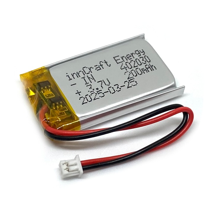 Литиево-полимерна батерия innCraft 200mAh 3.7V IN402030