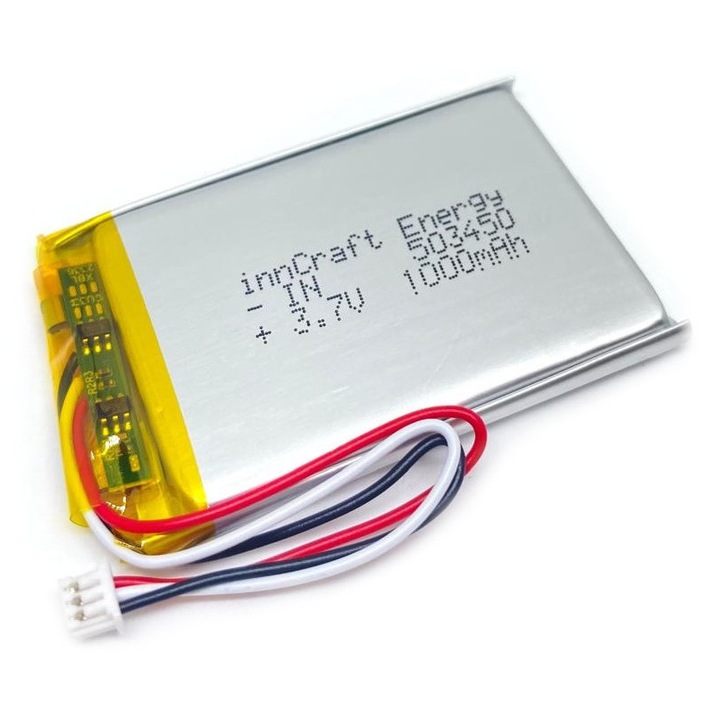 Акумулаторна литиево-полимерна батерия 1000mAh 3.7V INC503450