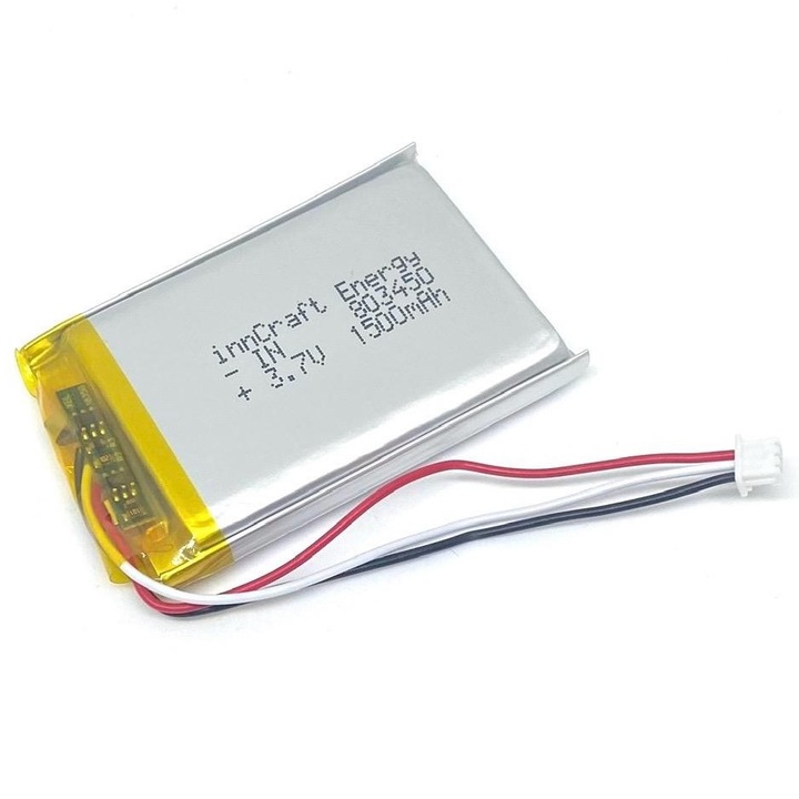 Литиево-полимерна батерия innCraft 1500mAh 3.7V INC803450