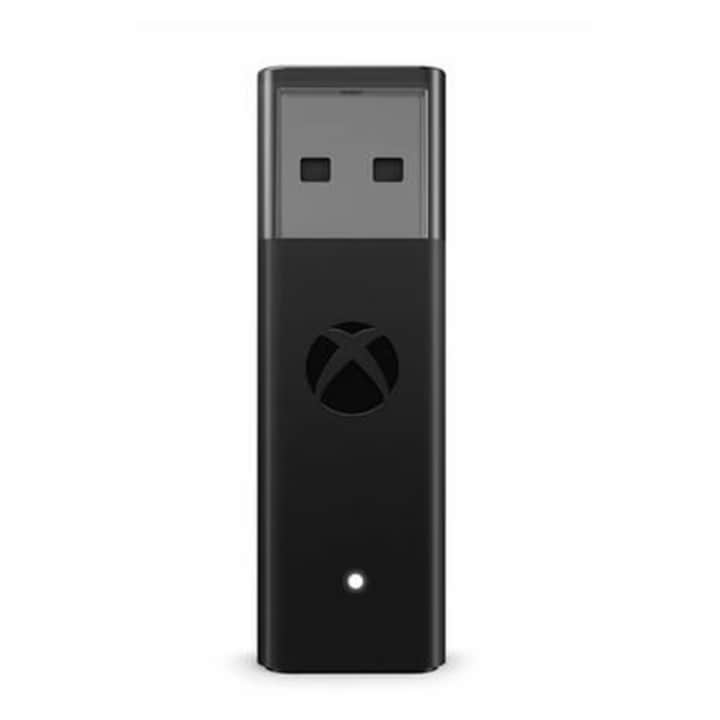 PC adapter Xbox One vezeték nélküli kontrollerhez, Windows 10/11 rendszerhez, Plug and Play, fekete