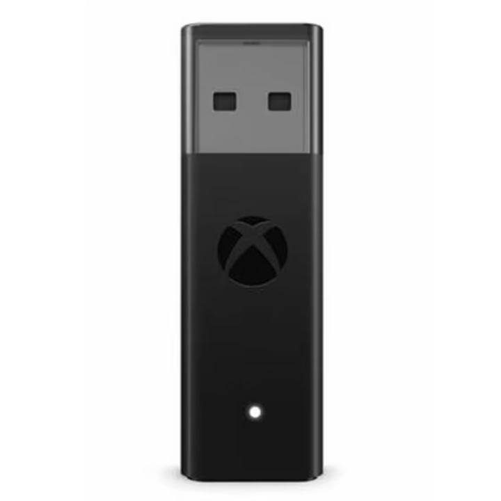 PC adapter Xbox One vezeték nélküli kontrollerhez, Windows 10/11 rendszerhez, Plug and Play, fekete