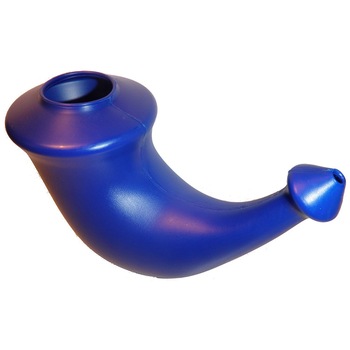 Irigator nazal Rhino Horn, raceala, nas infundat, sinuzita, alergii culoare Albastra Irigator nazal Rhino Horn, raceala, nas infundat, sinuzita, alergii culoare Albastra