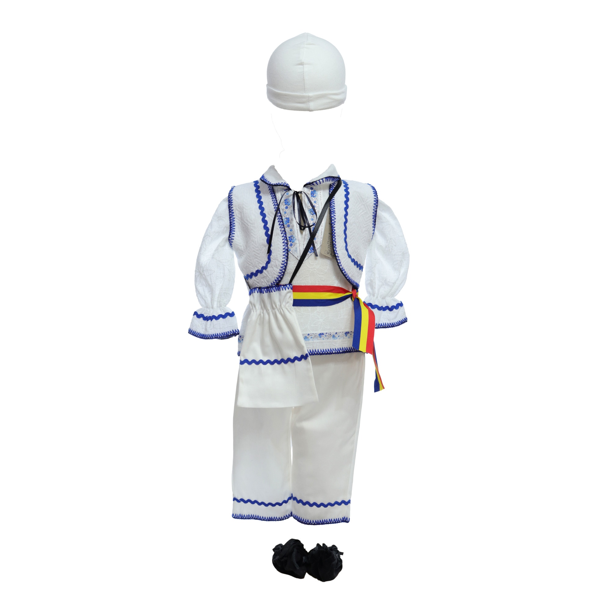 Costum botez traditonal popular Gheorghe bleumarin, 6-9 luni
