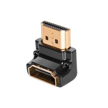 Adaptor HDMI mama - HDMI tata 90 grade AudioQuest 90°/N compatibil 4K Adaptor HDMI mama - HDMI tata 90 grade AudioQuest 90°/N compatibil 4K
