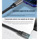 Cablu USB-C 3.2 Sugxia®, USB Type-C la USB Type-C, Transfer 20Gbps, Incarcare PD 240W, Compatibil cu Laptopuri si Telefoane (Samsung, iPhone, huawei, Xiaomi, OPPO), Video 4K@60Hz, Negru, 0.5m