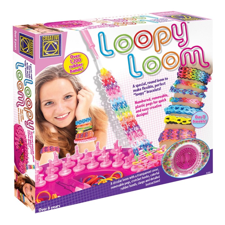Set Creativ Bratari cu Elastice Loopy Loop