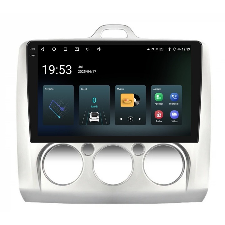 Navigációs rendszer a Ford Focus II 2004-2011 modellhez, 9 hüvelykes, 4 GB-os, 64 GB-os, 4 magos kijelzővel