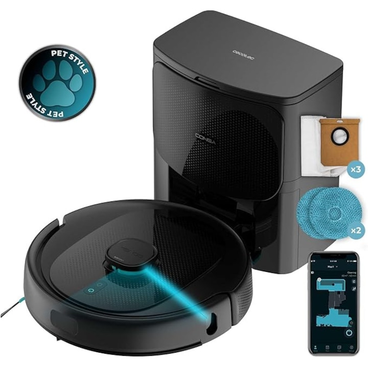 Aspirator robot Cecotec Conga 9590 Spin Revolution Ultra Power pentru acasă / A01_EU01_100146