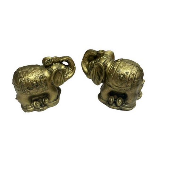 Statueta feng shui GOBI®elefant din rasina 2/SET 4, 5cm, model TT3