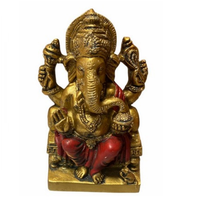 Feng shui GOBI®Ganesha gyantából készült szobor 12,5 x 8 cm, TT44 modell