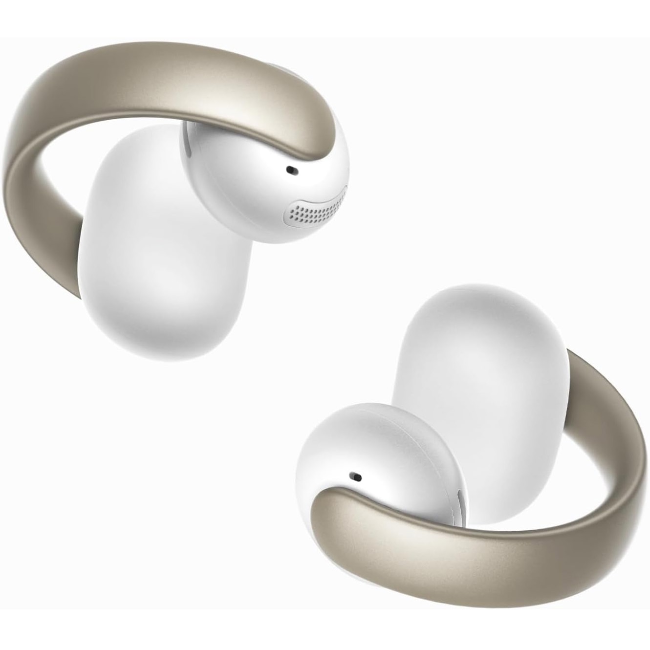 Casti Open-Ear Clip-On Anker Soundcore AeroClip, True Wireless, Bluetooth, AI Clear Calls, Hi-Res, Autonomie 24 ore, IPX4, Alb