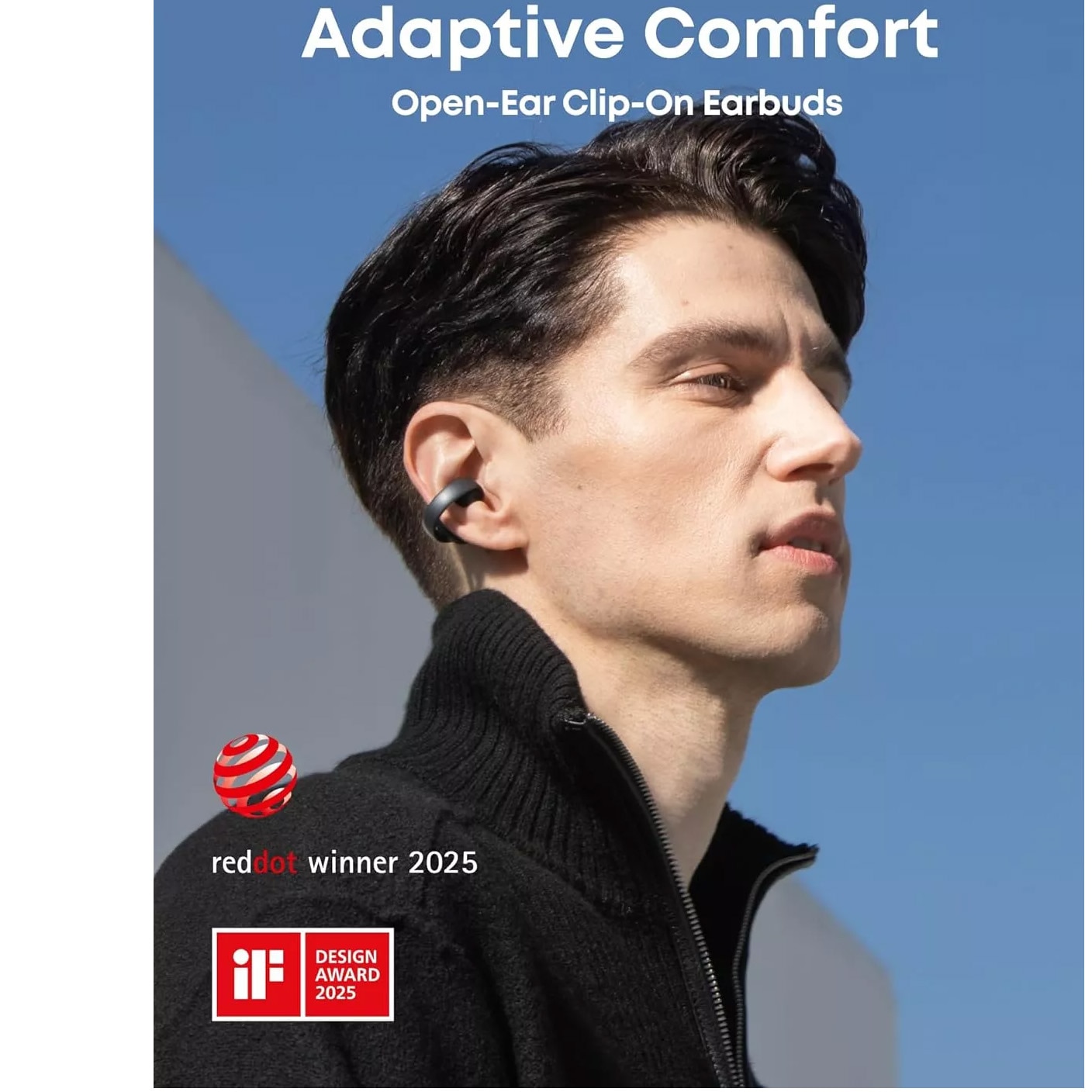 Casti Open-Ear Clip-On Anker Soundcore AeroClip, True Wireless