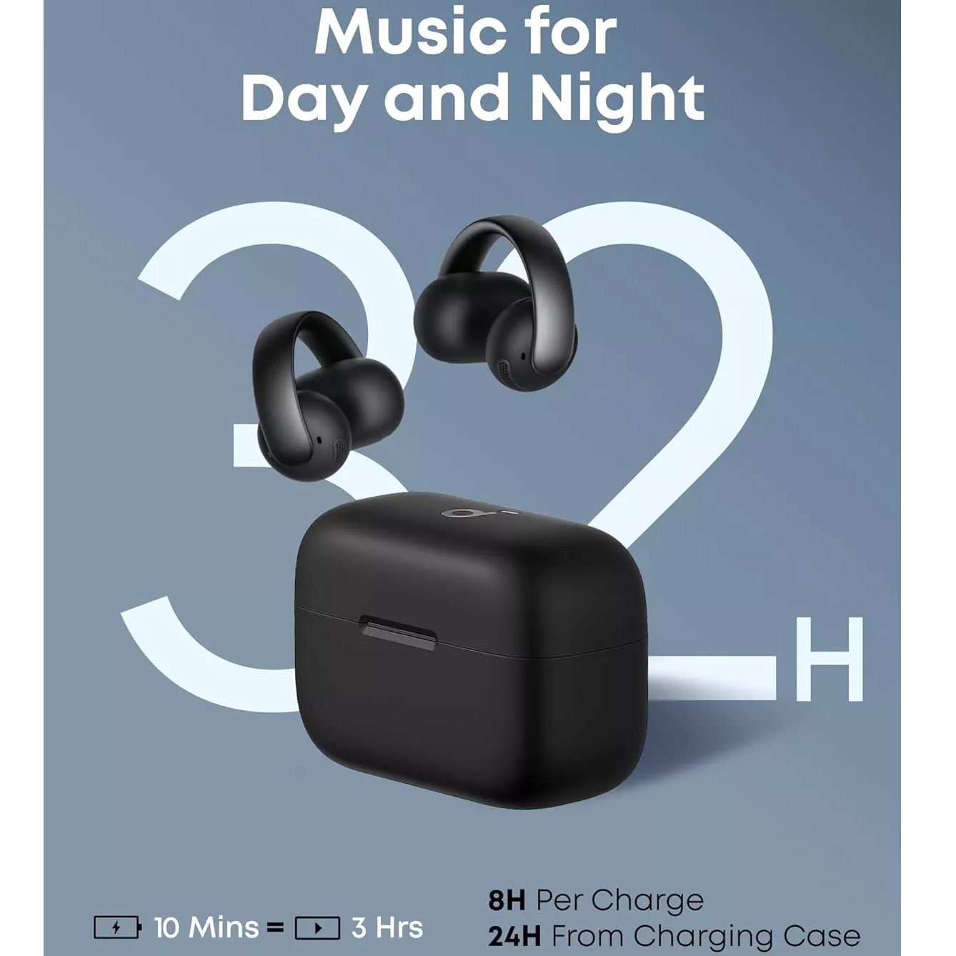 【美品】Anker Soundcore AeroClip Amazon.co.jp: Anker Soundcore AeroClip (Bluetooth 5.4), Open-Ear