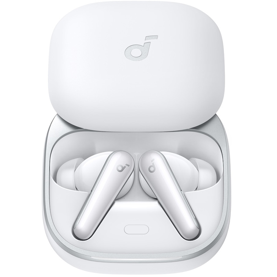 Casti In-Ear Anker SoundCore Liberty 5, True Wireless, Bluetooth, ANC, Autonomie 48 ore, IP55, Dolby Audio, Alb