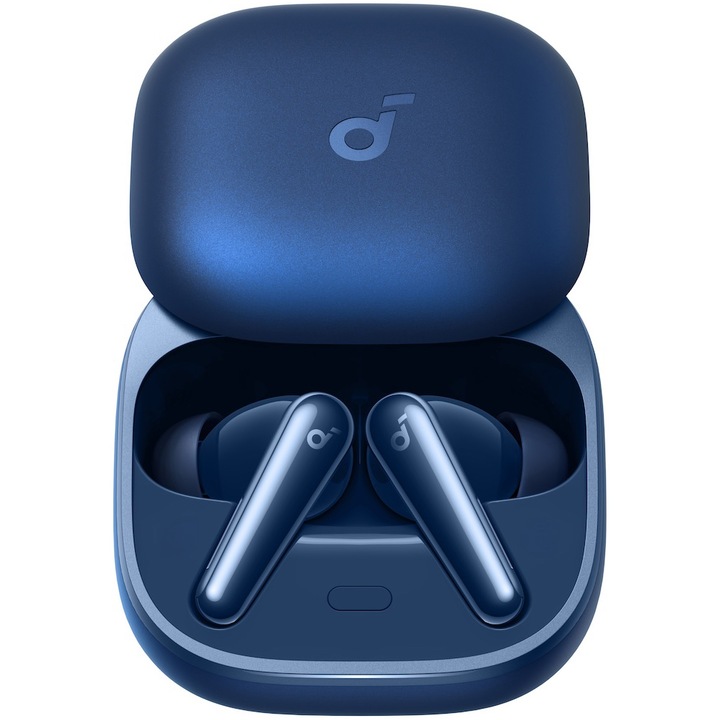 Слушалки In-Ear Anker SoundCore Liberty 5, True Wireless, Bluetooth, ANC, Автономия 48 часа, IP55, Dolby Audio, Син