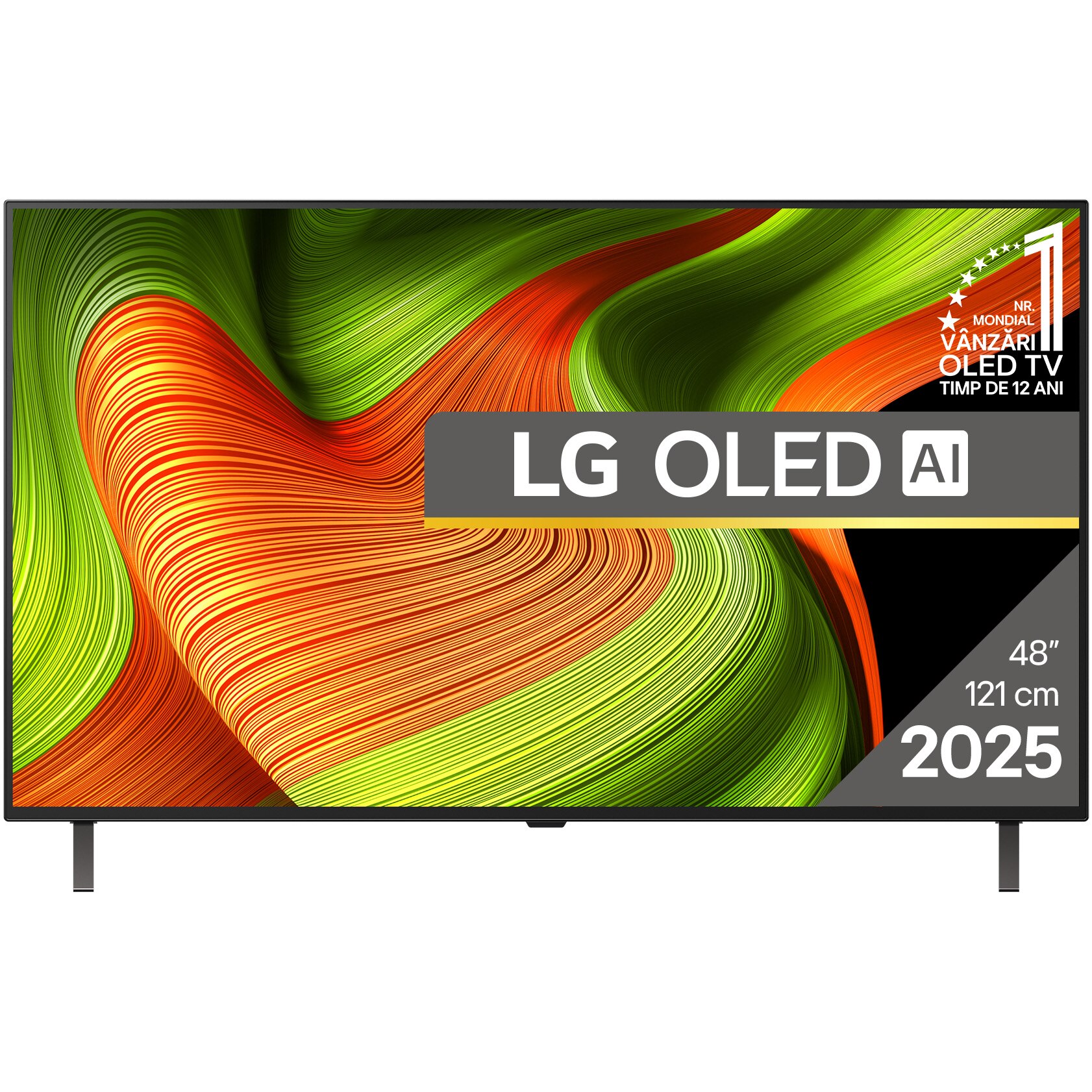 Televizor LG OLED 48B53LA, 121 cm, Smart, 4K Ultra HD, 100 Hz, Clasa G (Model 2025)