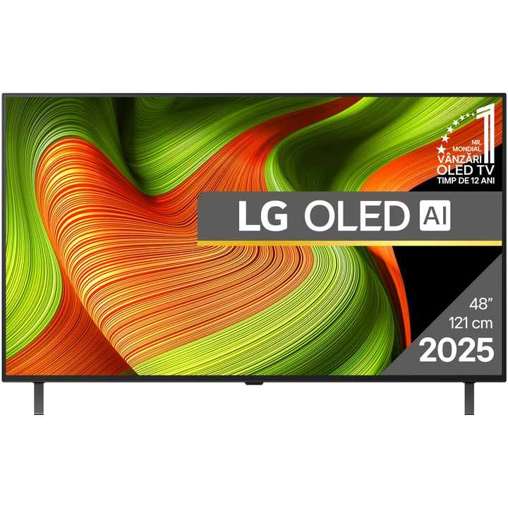 Телевизор LG OLED 48B53LA, 48" (121 см), Smart, 4K Ultra HD, 100 Hz, Клас G (Модел 2025)