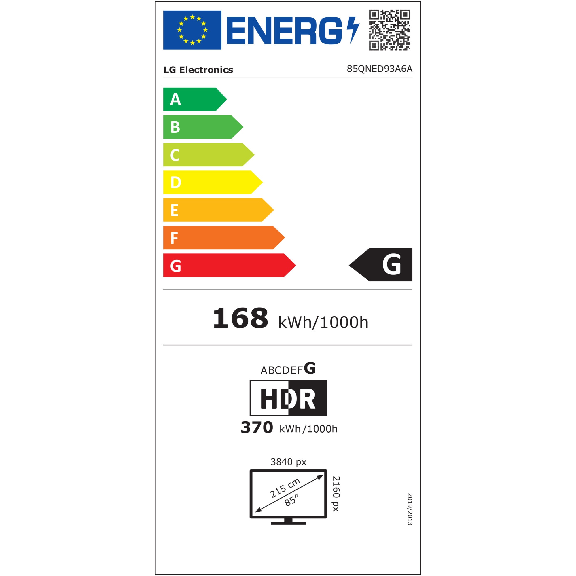 Televizor LG QNED evo MiniLED 85QNED93A6A, 214 cm, Smart, 4K Ultra HD, 100 Hz, Clasa G (Model 2025)