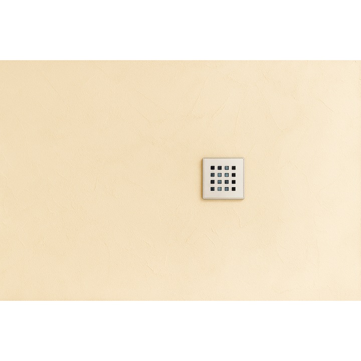 Cada dus model STREET 90x100 Mineral Compozit CREM Marfil