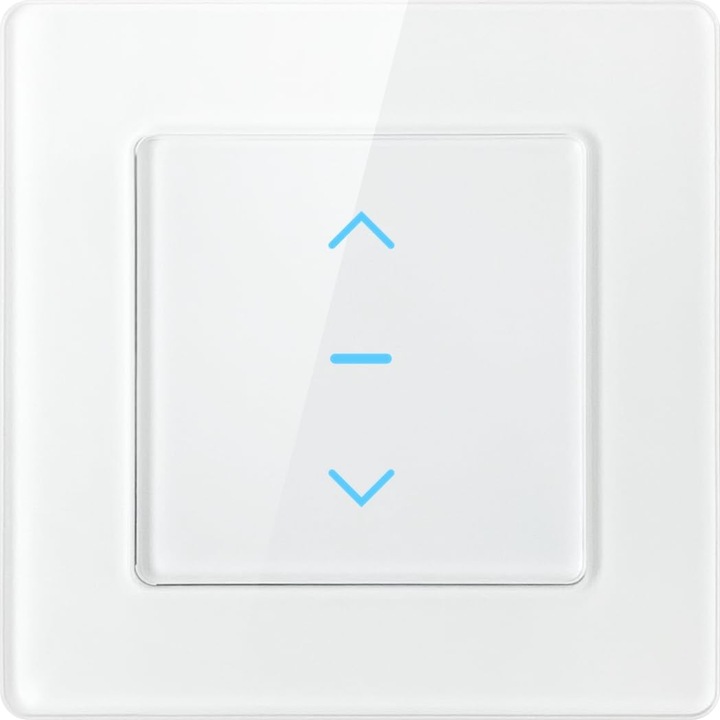 Avatto SMART kapcsoló, függönyökhöz, 55 x 55 mm, Alexa és Google Assistant kompatibilis, Smart Life alkalmazáson keresztül vezérelhető, fehér színű