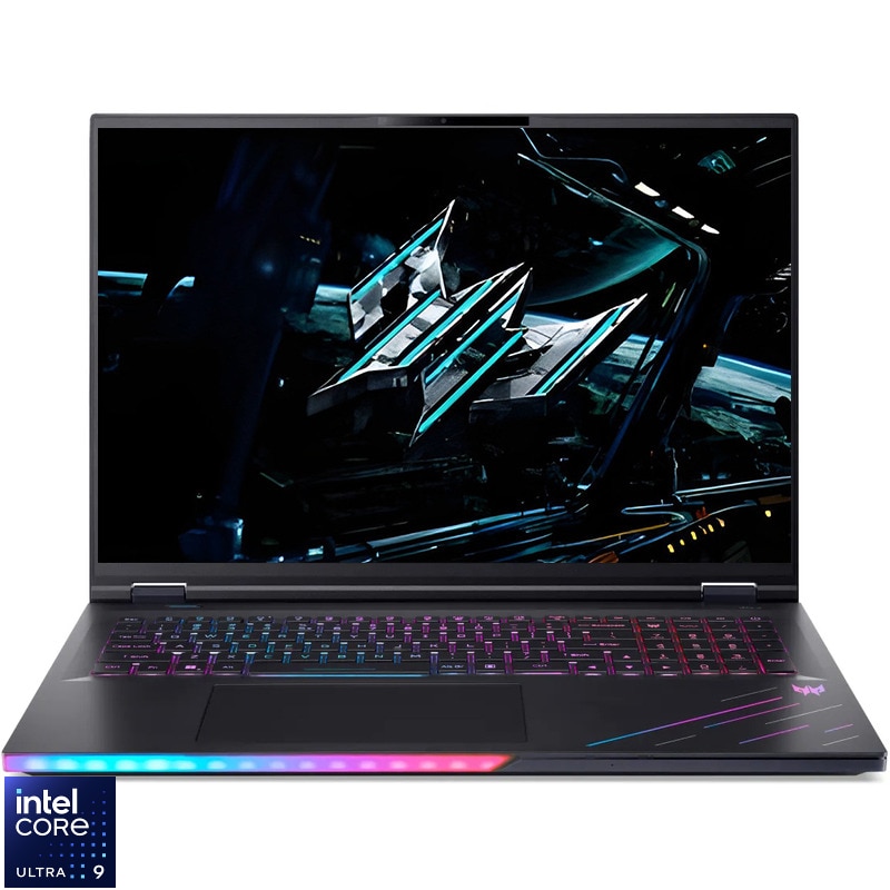 Laptop Acer Gaming Predator Helios 18, 96GB, 4TB SSD, GeForce RTX 5090, Negru
