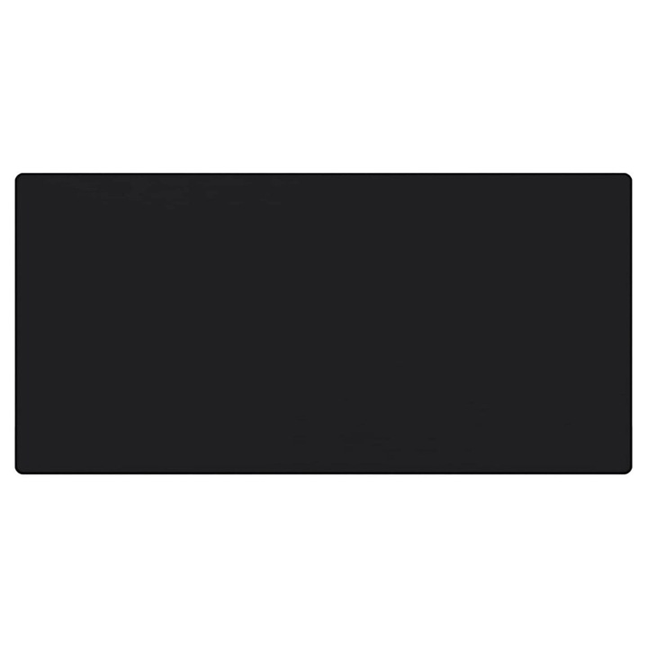 MousePad profesional gaming, suprafata moale si rezistenta la stropire, baza anti-alunecare cauciucata, margini cusute, Viteza de Alunecare Marita800x300x3mm, Negru