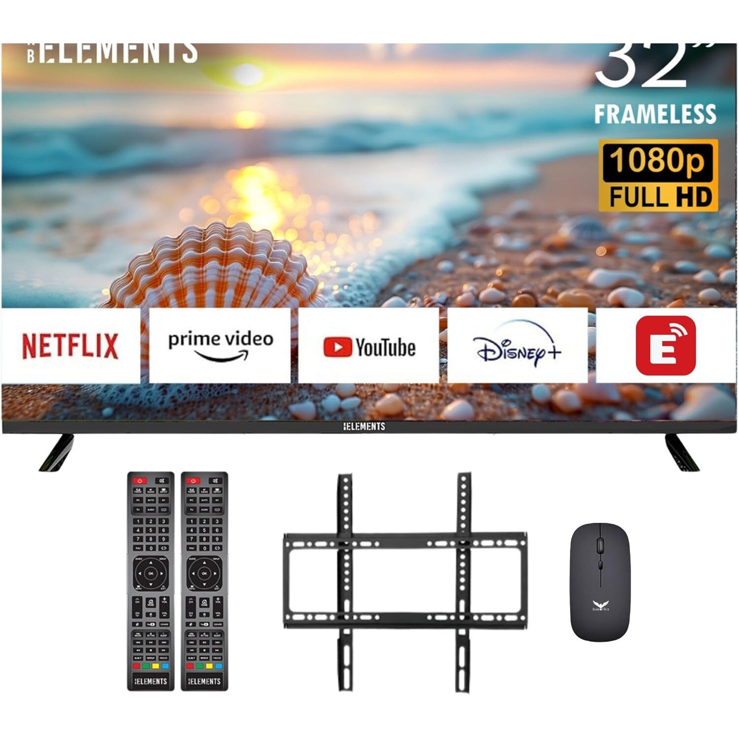 Televizor LED KB Elements 32''/80cm Diagonala, Full HD, Smart TV, Dolby ...