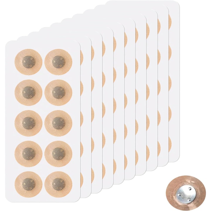 Магнитни пластири за разширяване на носа, PsAyl®, 60 пълнителя с магнитни ленти, устойчиви на влага и удобни, медицинско изделие