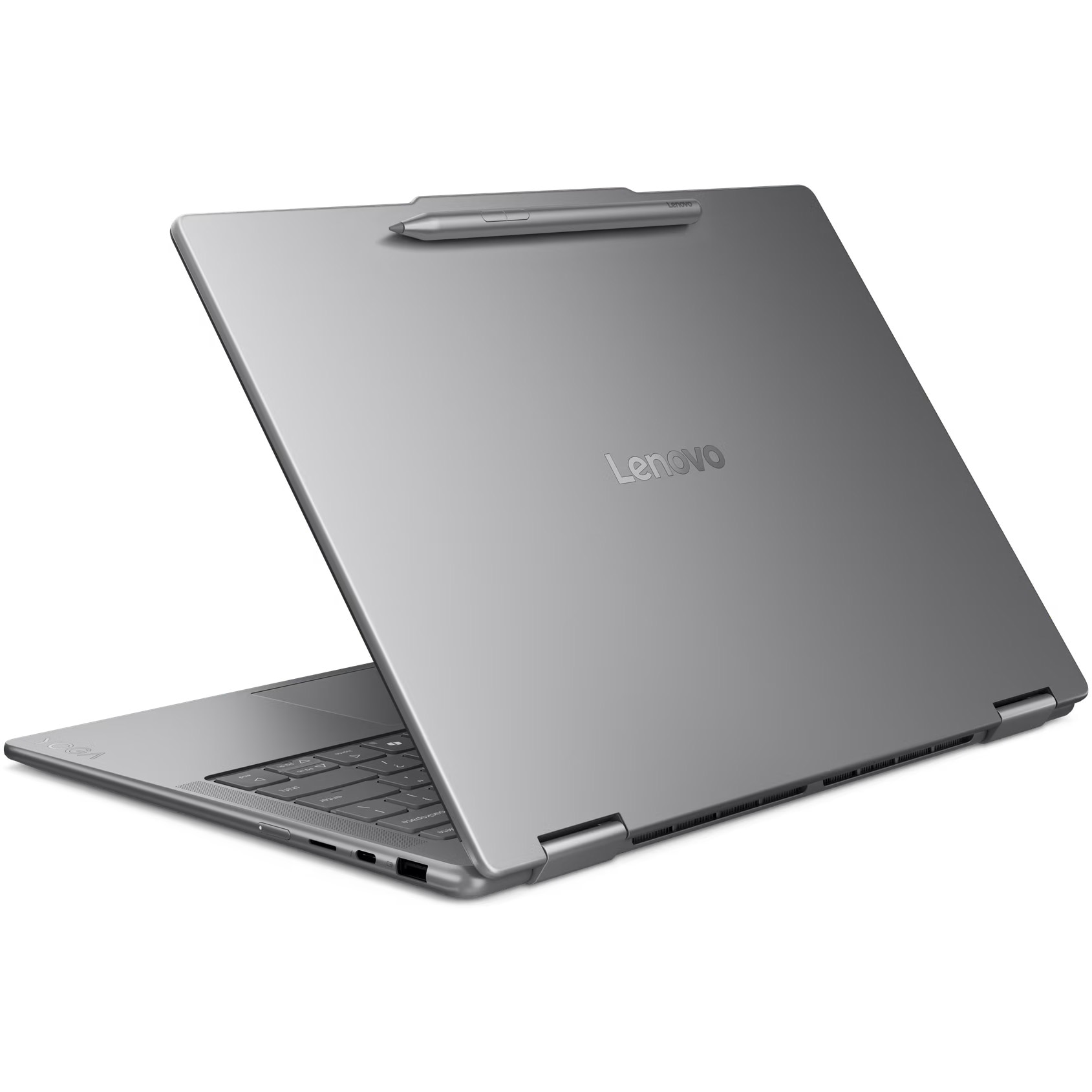 Laptop 2 in 1 Lenovo Yoga 7 14ILL10, Procesor Intel® Core™ Ultra 7 256V pana la 4.80 GHz, 14 inch, WUXGA, OLED, Touch, 16GB RAM, 1TB SSD, Intel Arc Graphics 140V, Windows 11 Pro, Gri