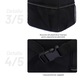 Cos de gunoi auto cu maner pentru tetiera, cu capac cu fermoar, buzunar de depozitare, organizator auto, potrivit universal, poliester, impermeabil, Dimensiune: 21*16 * 26cm, negru