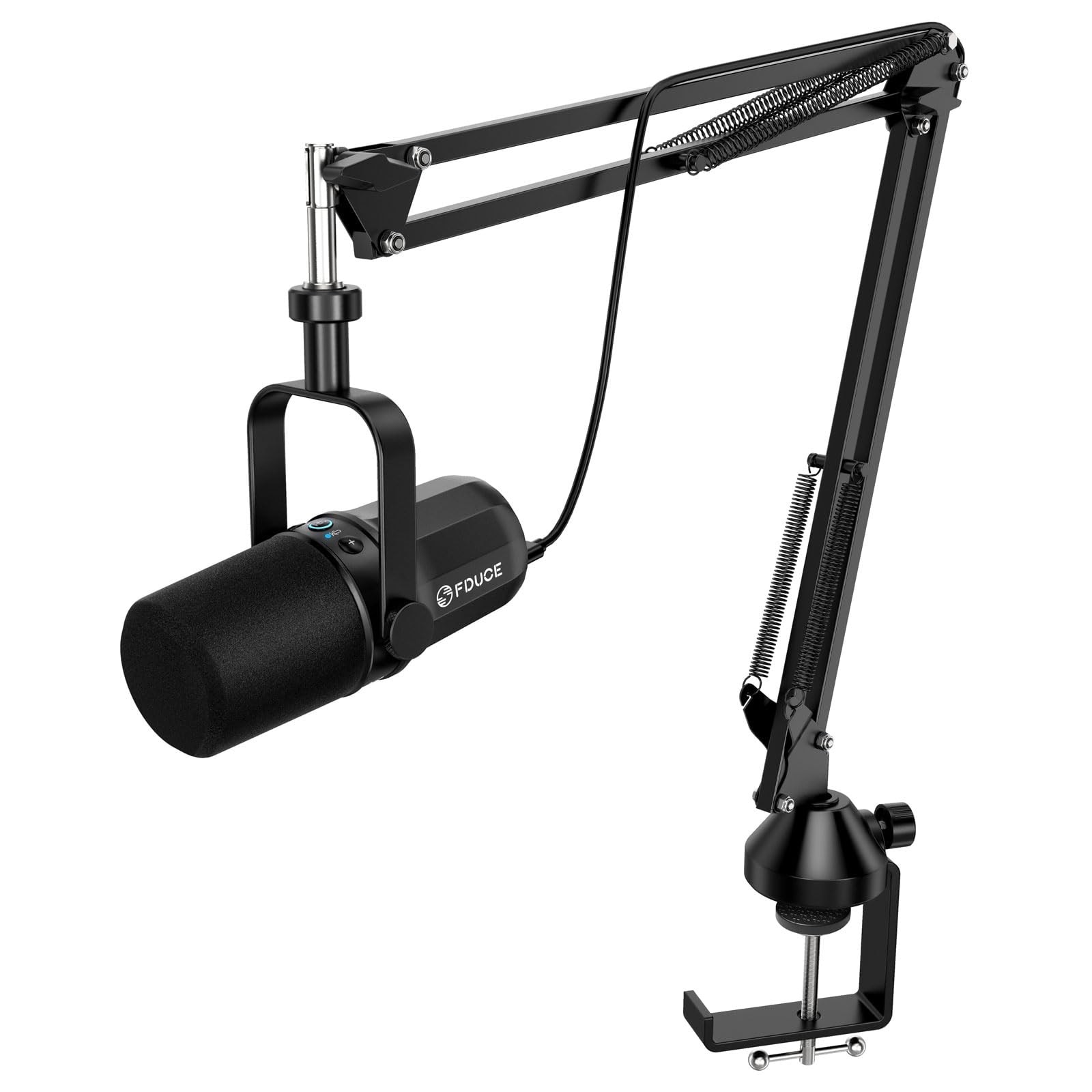 Microfon Dinamic Pentru Podcast Fduce Sl40+, Set De Microfon Usb