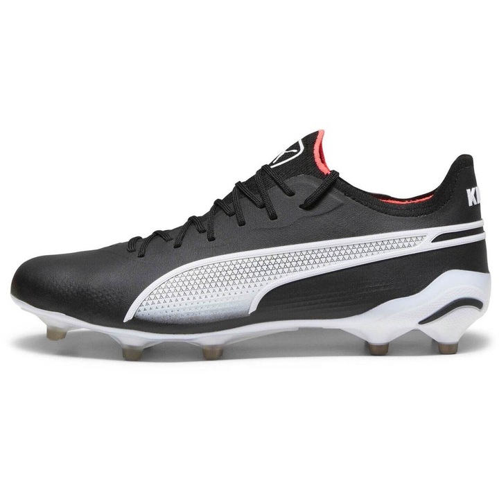 Ghete de fotbal unisex Puma King Ultimate FG AG 10756301, Negru, 40.5