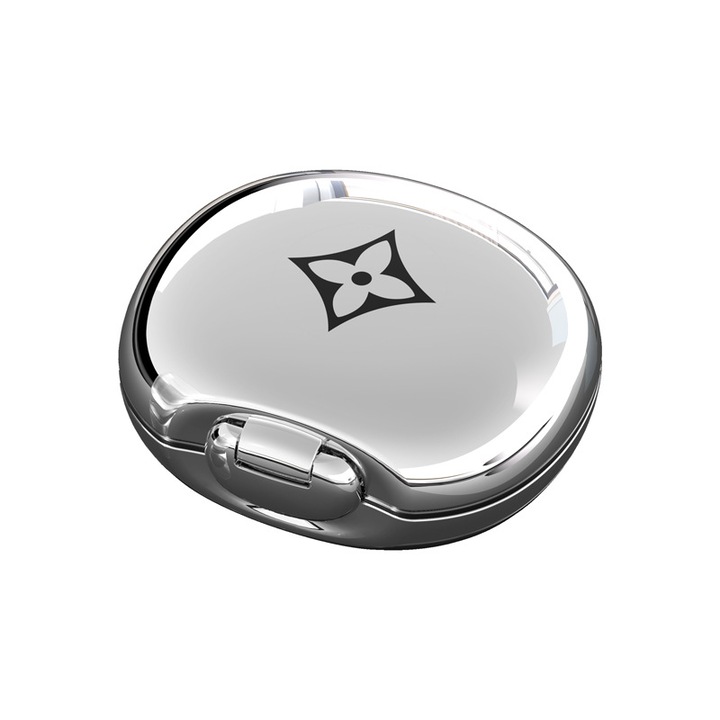 Преносим органайзер за хапчета, SHEFEITE, PP материал за хранителни цели, сребрист, 8,5 * 8 см, 7 дни в седмицата, отделенията могат да се отделят независимо, тройно влагоустойчив, водоустойчив и прахоустойчив