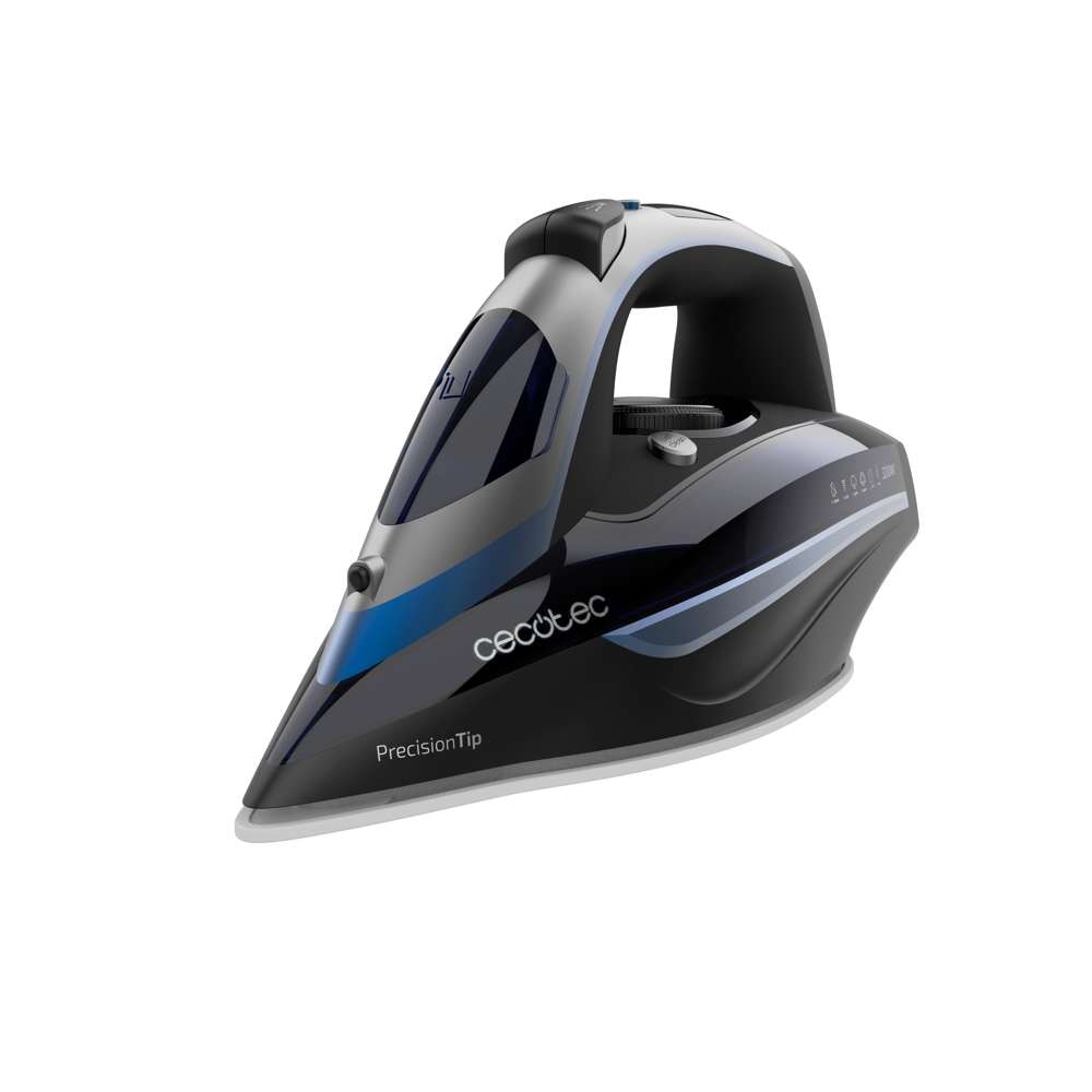 Fier de calcat Cecotec Iron Hero 1874_crs, 3200 W, pompa automata abur continuu 75g/min, jet abur 285 g/min talpa turbo slide antiaderenta anti picurare, sistem anticalcar, autoshu