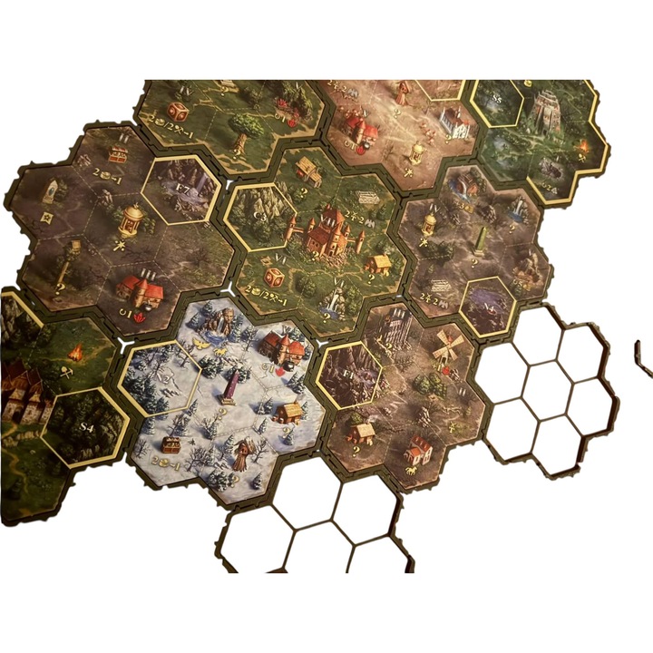 20 darabos keretkészlet a Heroes 3 társasjátékhoz, kábelstabilizátorok, továbbfejlesztett esztétika