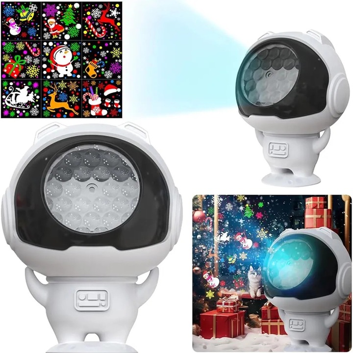 Extralink BN-1223 LED projektor, fehér, 5W, beltéri használatra