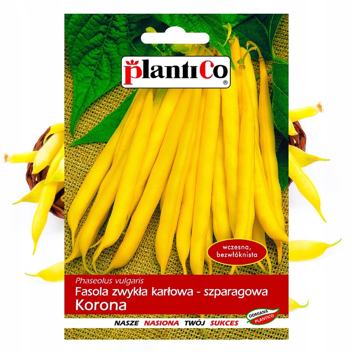 Fasola sparaga Karlowa Korona, 40g, galbena, fara fibra