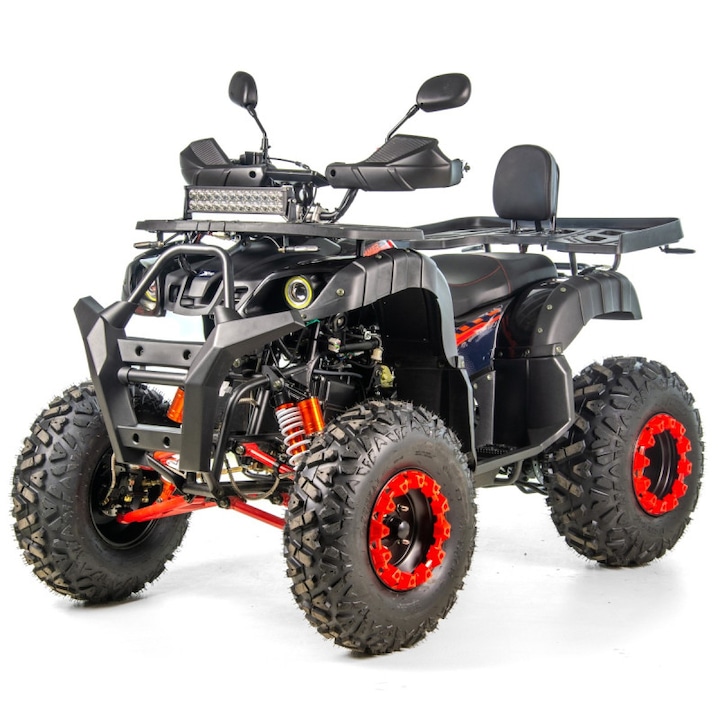 ATV XTR 012/10 PRO HUMMER, roti 10 inch, 250cc, 1+1 viteze, culoare negru/rosu