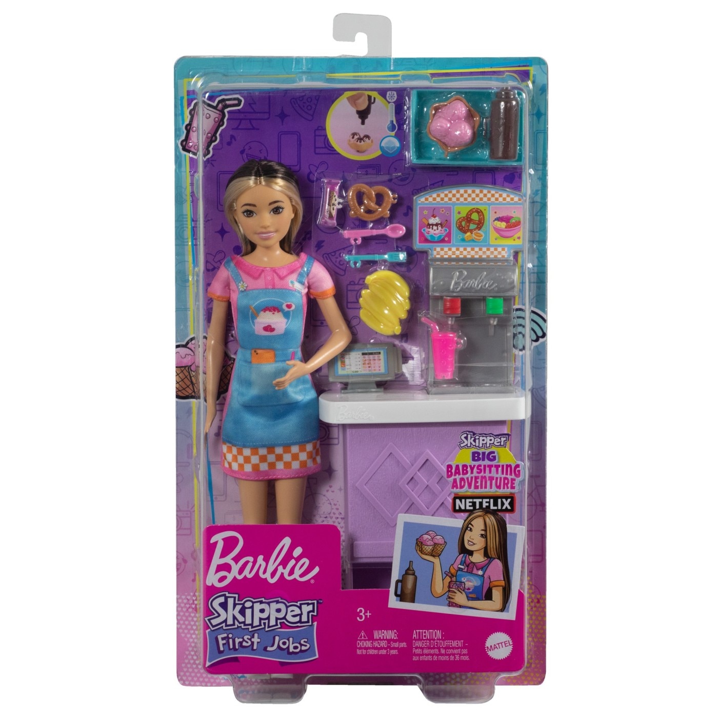 Barbie Skipper First Jobs кукла Снек бар