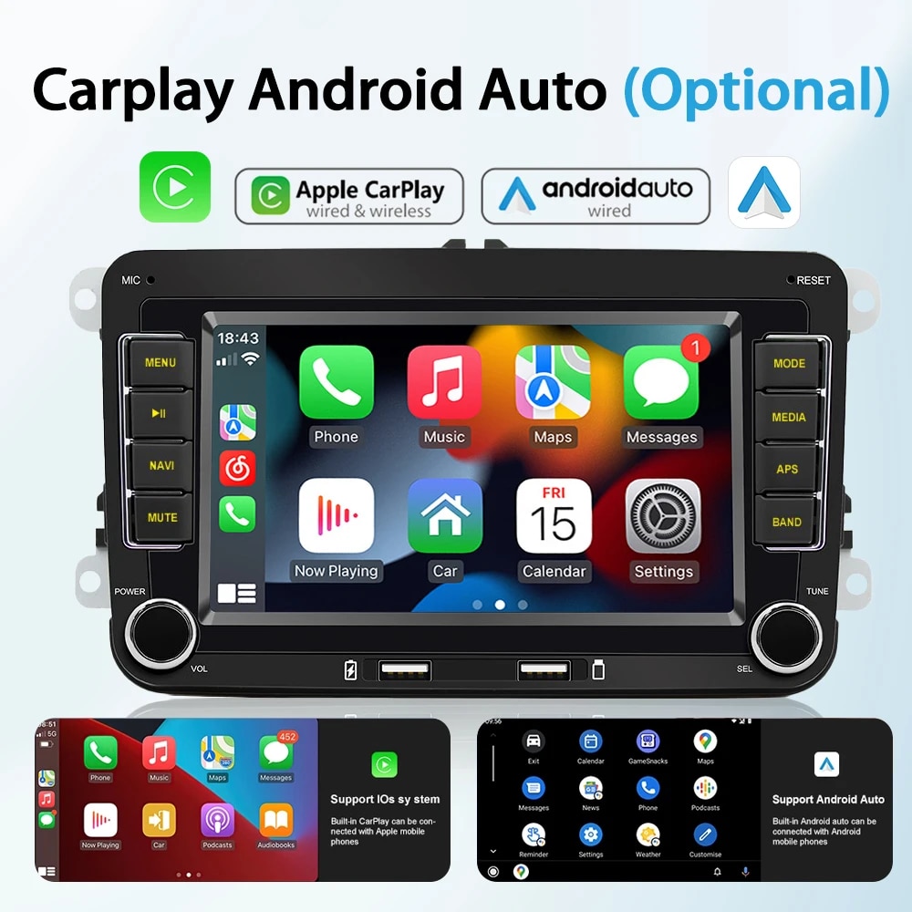 Navigatie Auto Dedicata pentru VW, Skoda, Seat, Android 13