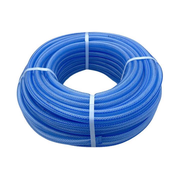 Román átlátszó szilikon kerti tömlő 3/4 hüvelyk átmérőjű betéttel - TUC