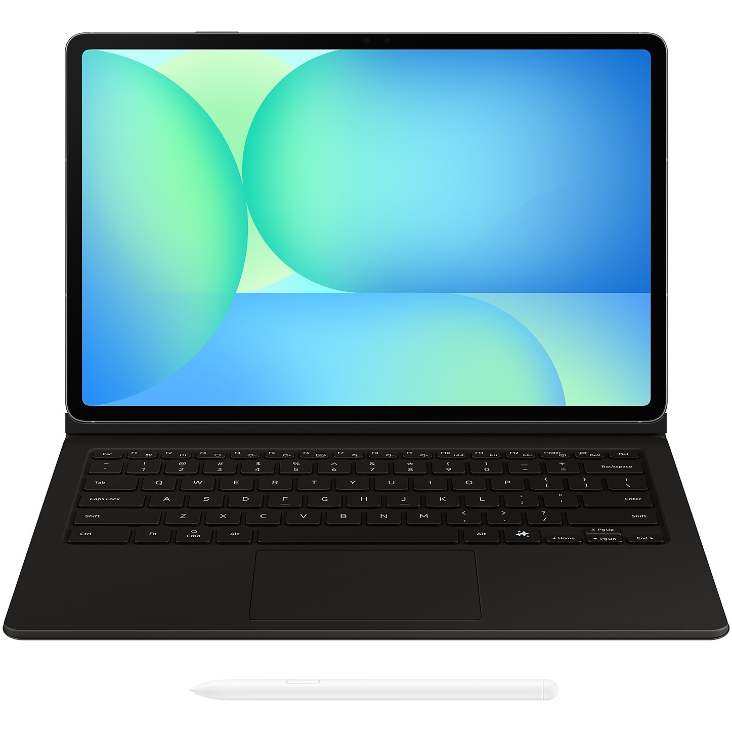 Husa de protectie Samsung Book Cover Keyboard – AI Key pentru Galaxy Tab S10 FE Plus, Black