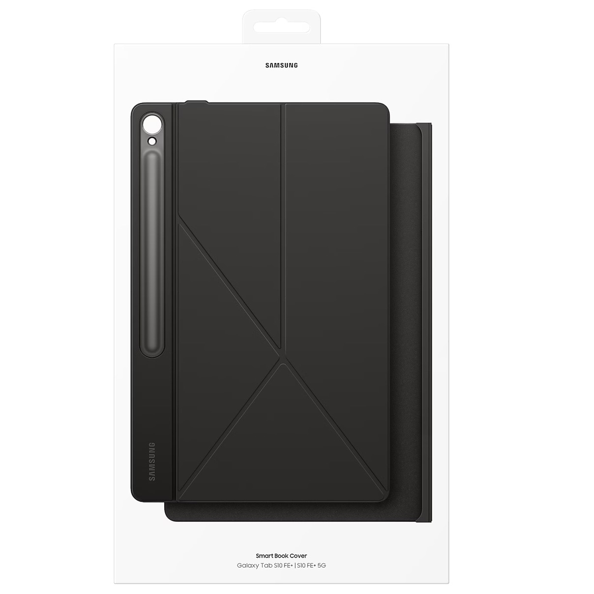 Husa de protectie Samsung Smart Book Cover pentru Galaxy Tab S10 FE Plus, Black