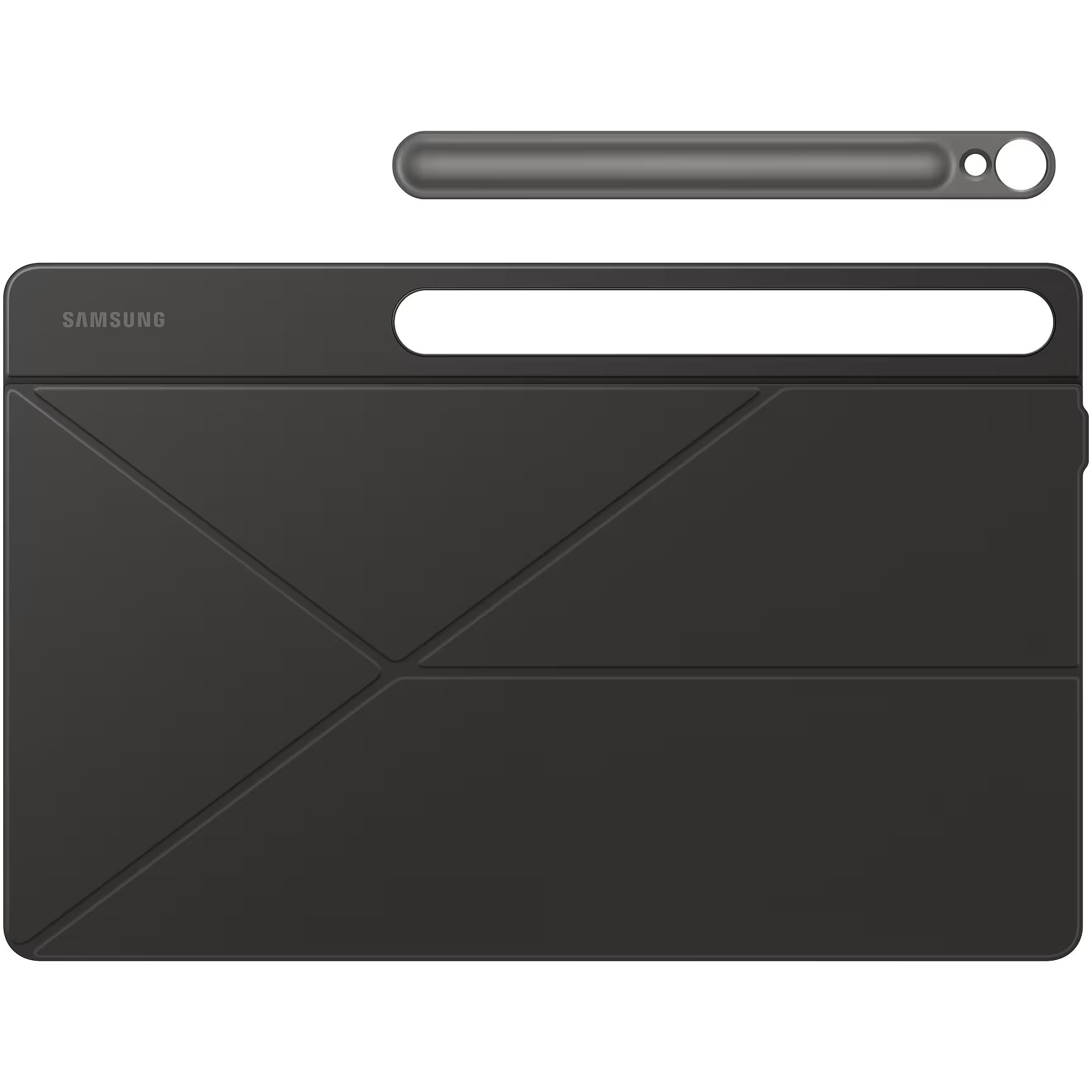 Husa de protectie Samsung Smart Book Cover pentru Galaxy Tab S10 FE Plus, Black